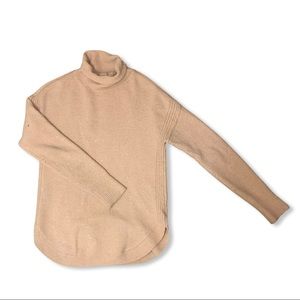 Gap Turtleneck Sweater in Sand/Light Pink Tones SZ Small